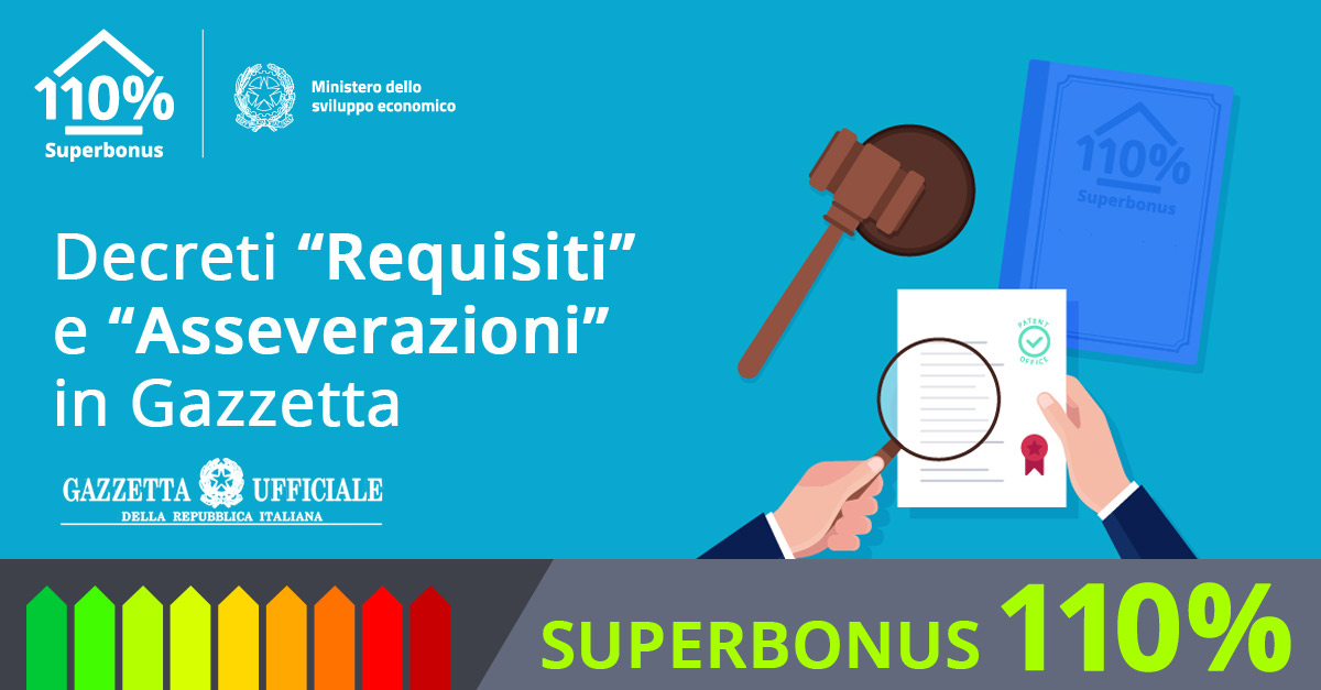 Superbonus 110% In Gazzetta Il Decreto Requisiti • S.T.A.B. Studio Tecnico